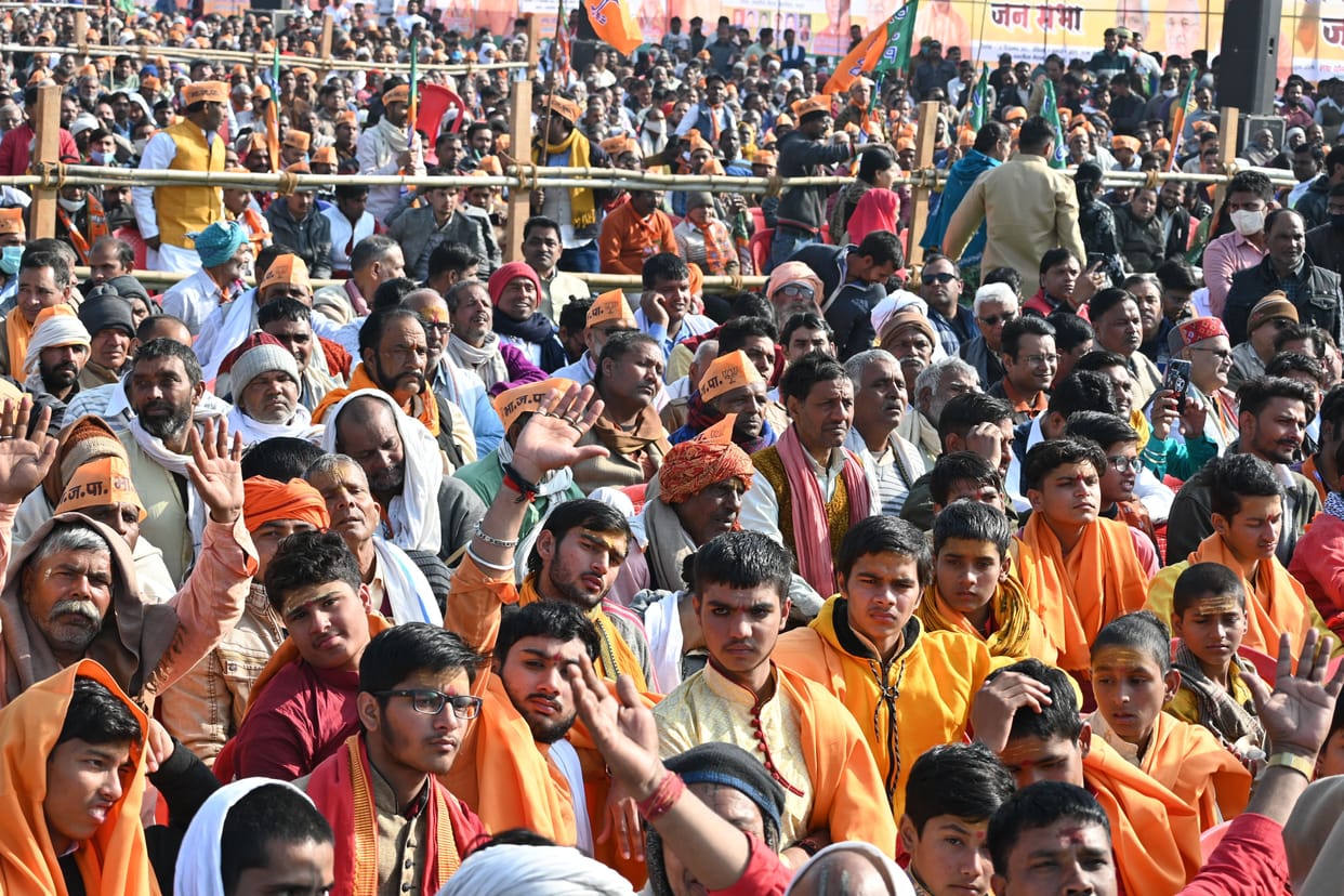 Mathura: Crowd in Yogi's public meeting more than expected