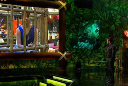 bigg boss 15 salman khan gets angry on Devoleena Bhattacharjee rashami desai and other contestant sent actress to the jail