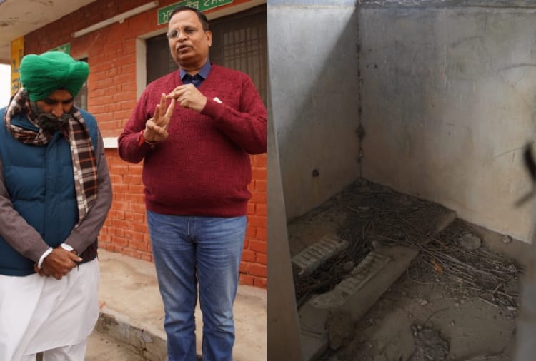 Delhi Health Minister Satyendar Jain Visit Health Centers of Chamkaur Sahib
