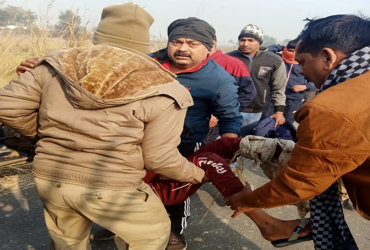 police Encounter in Jaunpur  accused arrested theft who run waya from court during hearing