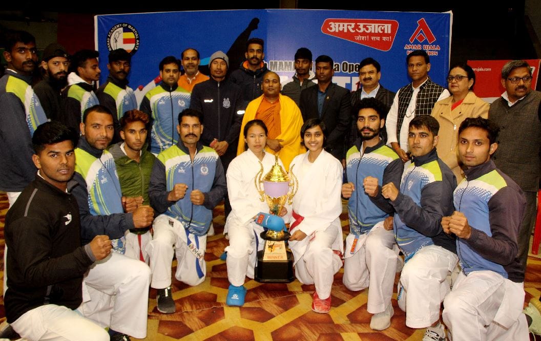 All India Karate Championship in BHU CRPF team became overall champion in senior category UP won 66 gold
