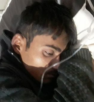 Police left unconscious passenger at hospital gate