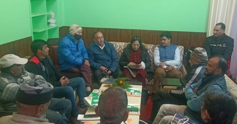 BJP Workers Meet In Ranikhet