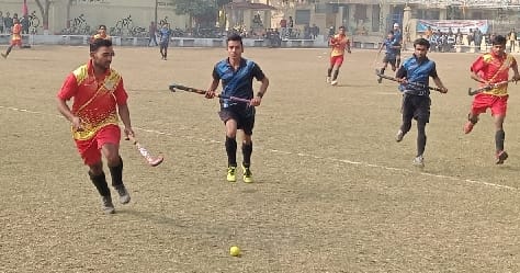 Teams of Hardoi, Gonda and Prayagraj won in hockey tournament
