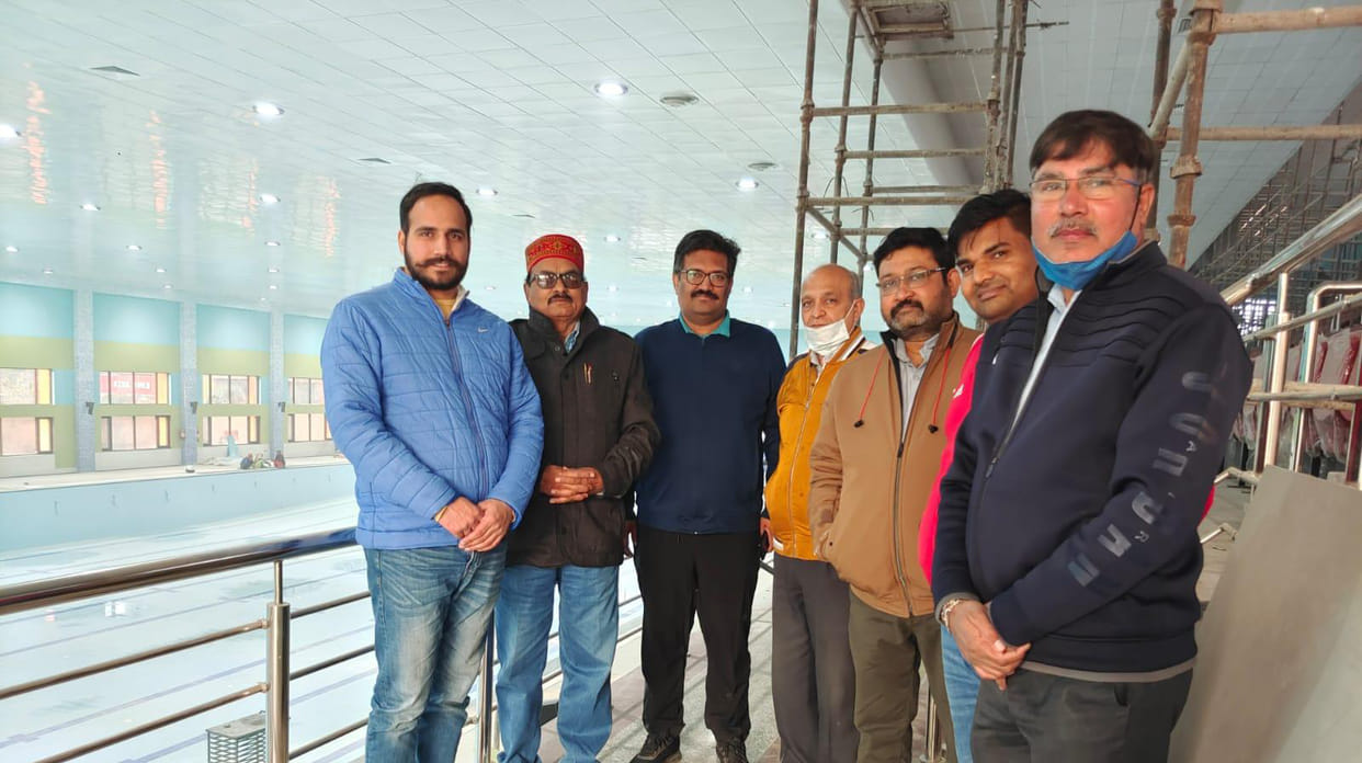International swimming pool ready for swimming, will be launched soon