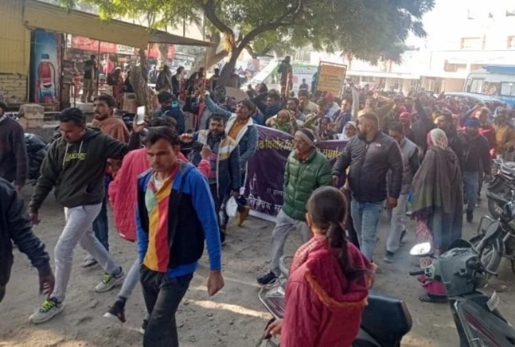 The family did not pick up Vinod's body even on the fifth day, today they will picket the IG office