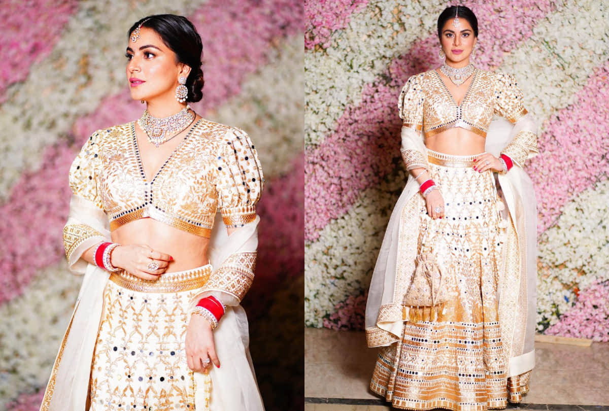 shraddha arya look stunning in bright red saree with spaghetti blouse design in award show