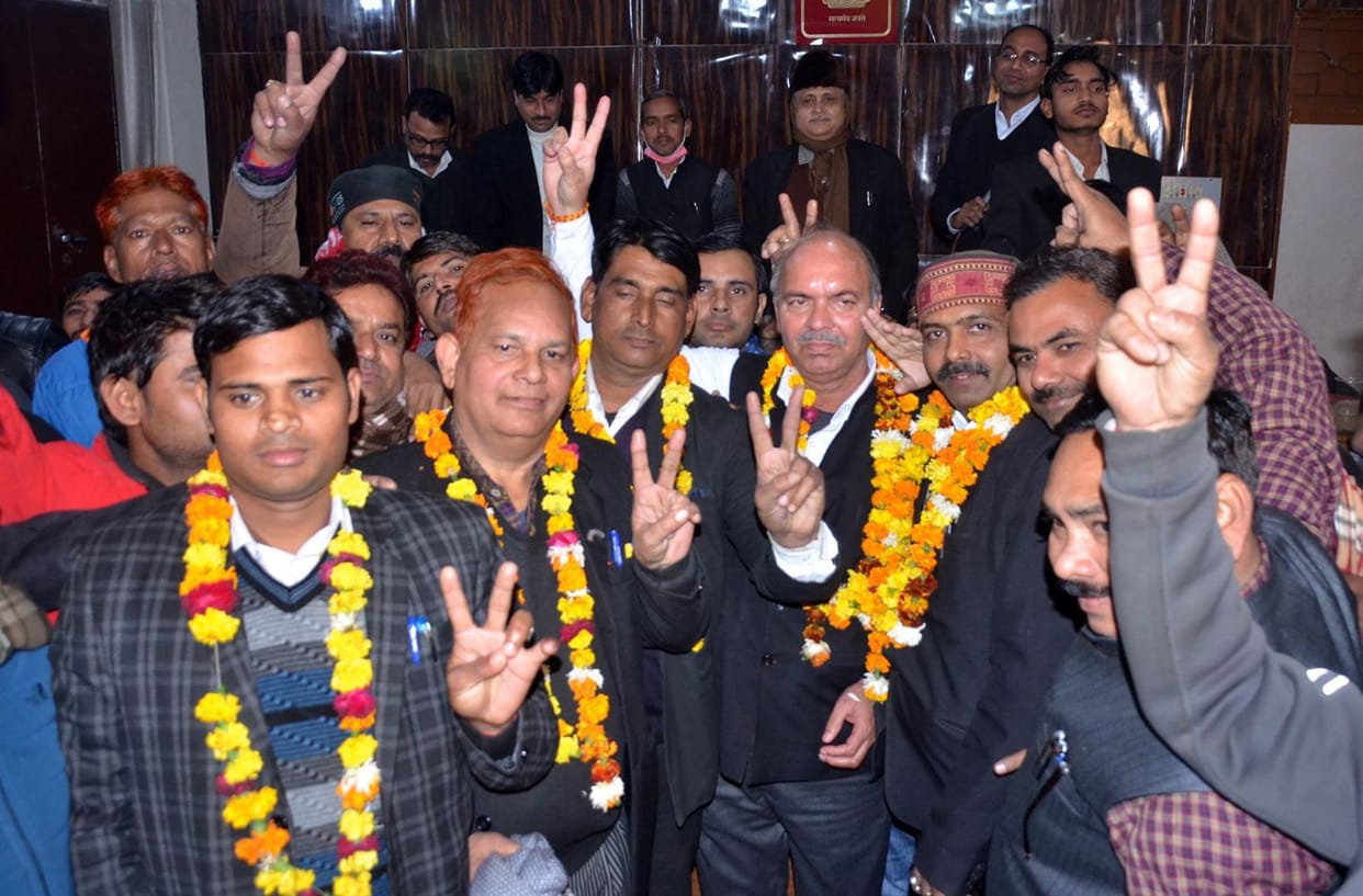 Ramesh Kumar became the President of Tehsil Revenue Bar Association