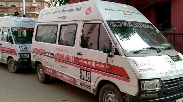The hotspots of the accident were marked, the ambulance arrived immediately after the accident