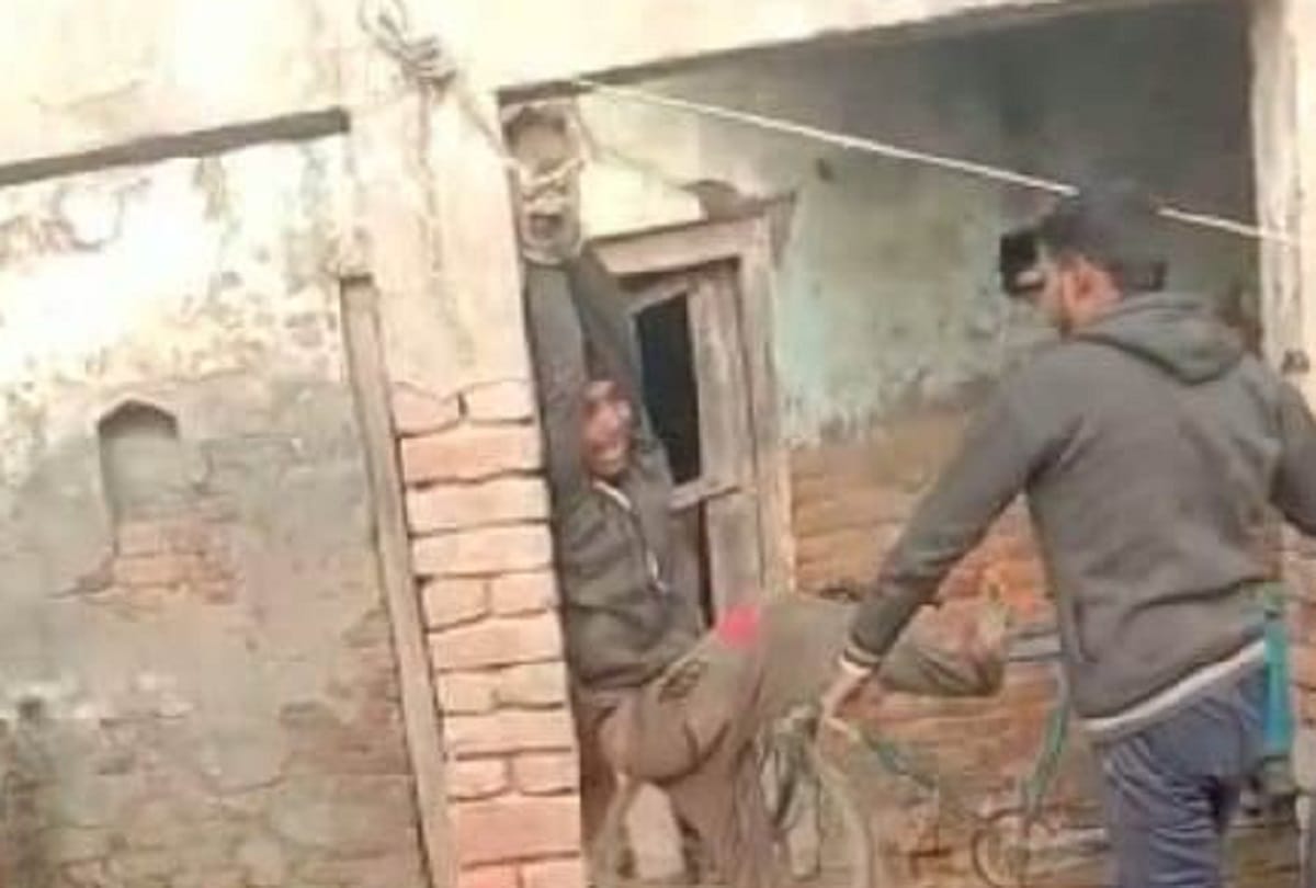 Teenager tied with rope and beaten on suspicion of theft in a village of up