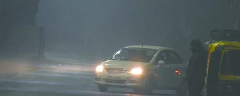 Sunday was the coldest day of the season, mercury 4.3 degrees