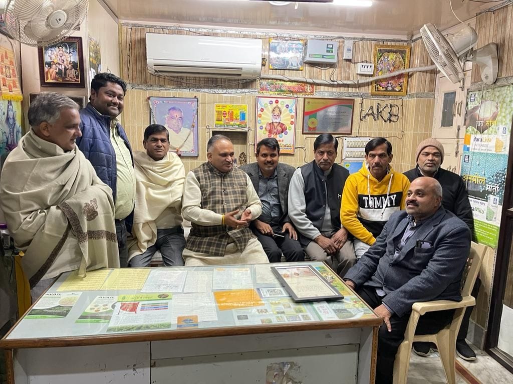 State President of Vaish Mahasammelan met the victim in the matter of demanding extortion from the businessman