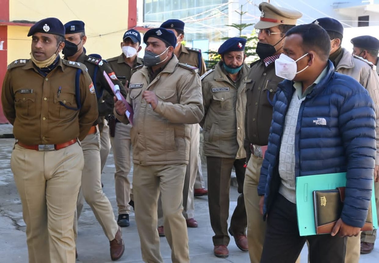 Inspection by SSP of Almora