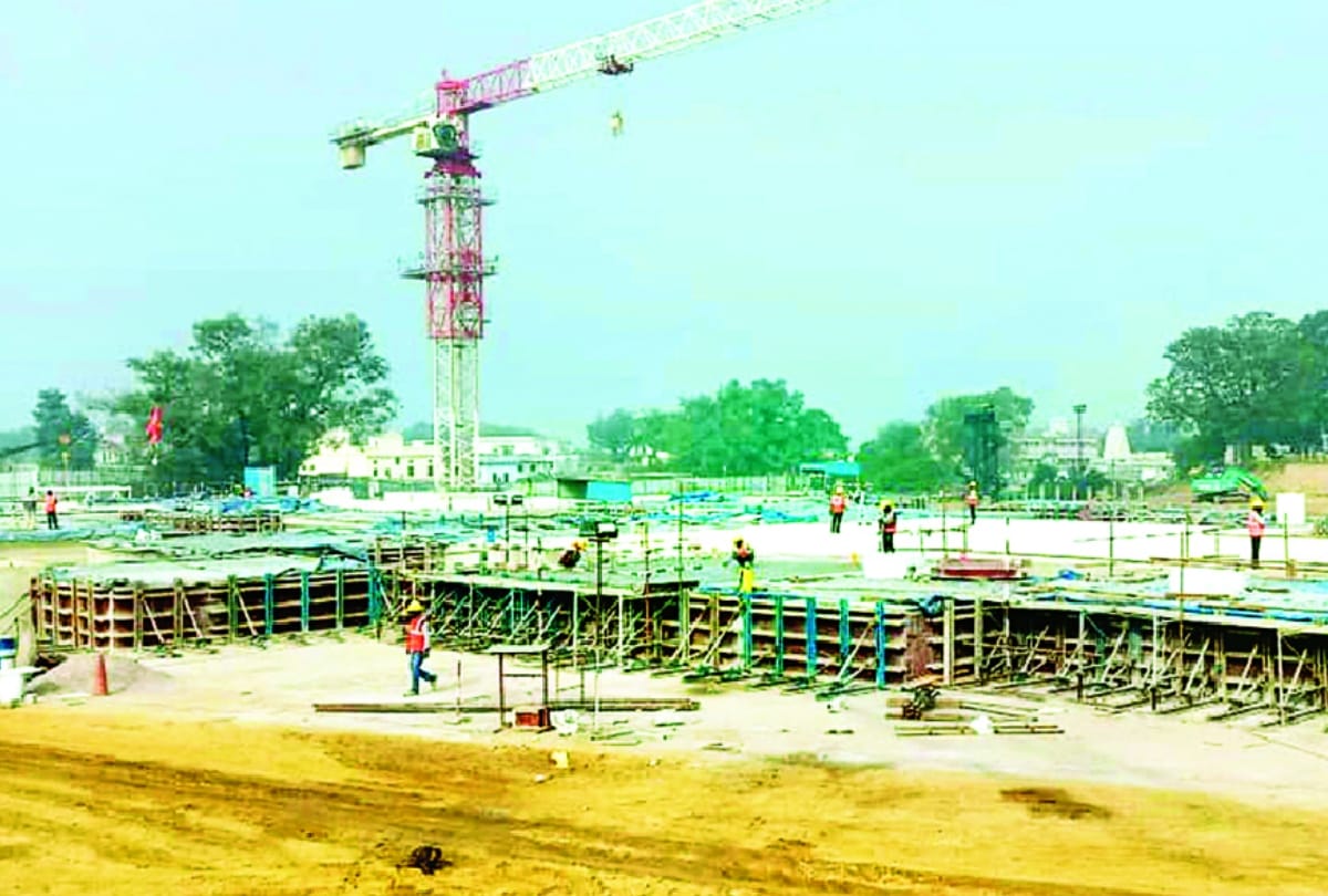 Ram Mandir foundation raft work completed: plinth construction will start from February, granite stone supply will start