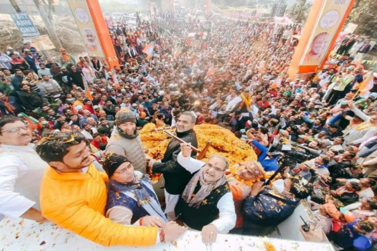 UP elections 2022: BJP came out to target in the West due to Jan Vishwas Yatra, welcomed in Muzaffarnagar