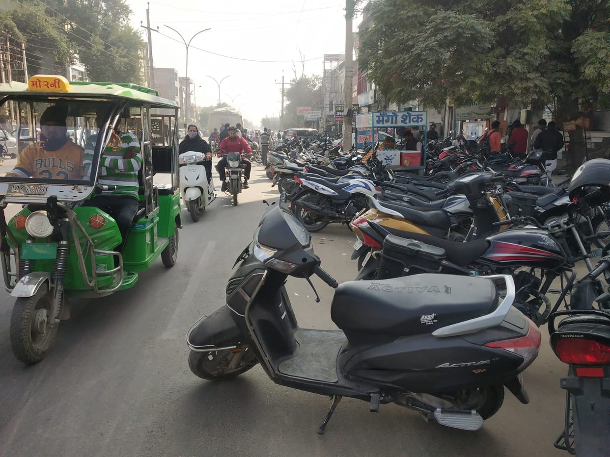 One way successful, but the driver is still upset due to the long jam on the main road