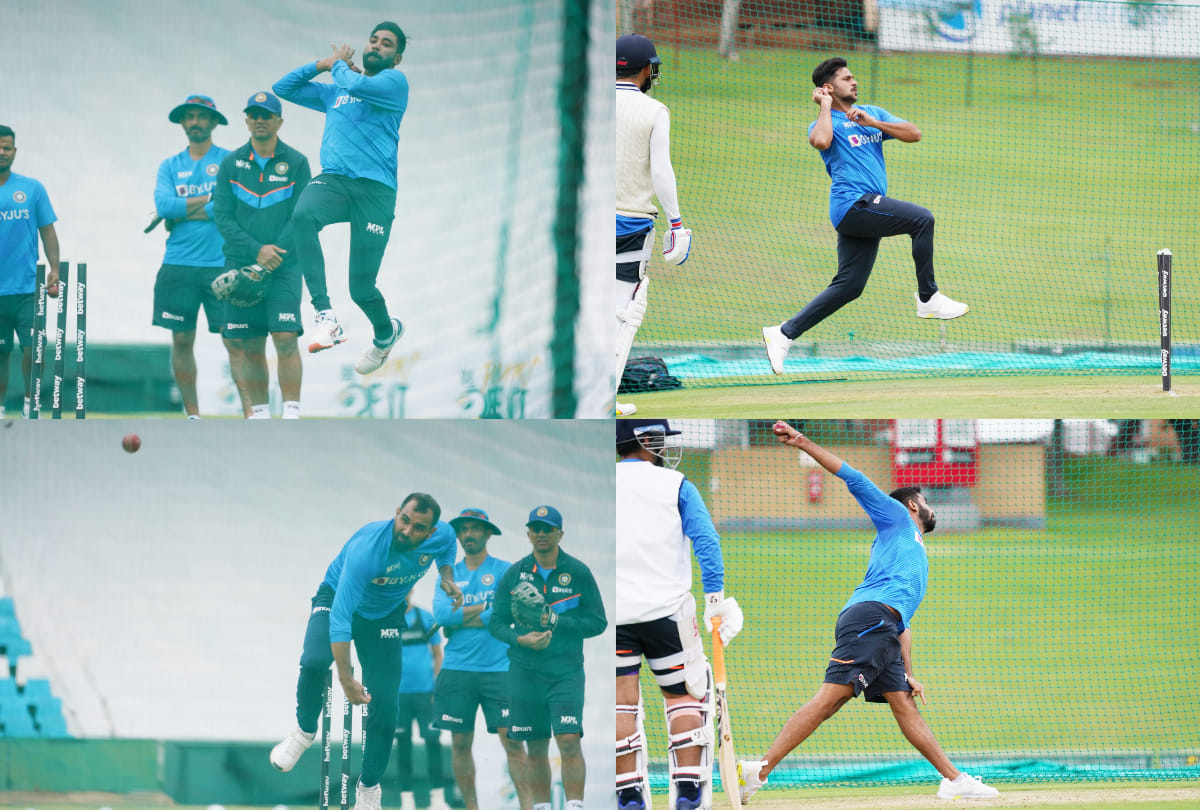 PHOTOS: Five Indian pacers of practicing before India vs South Africa Test series, Team India Training Pictures