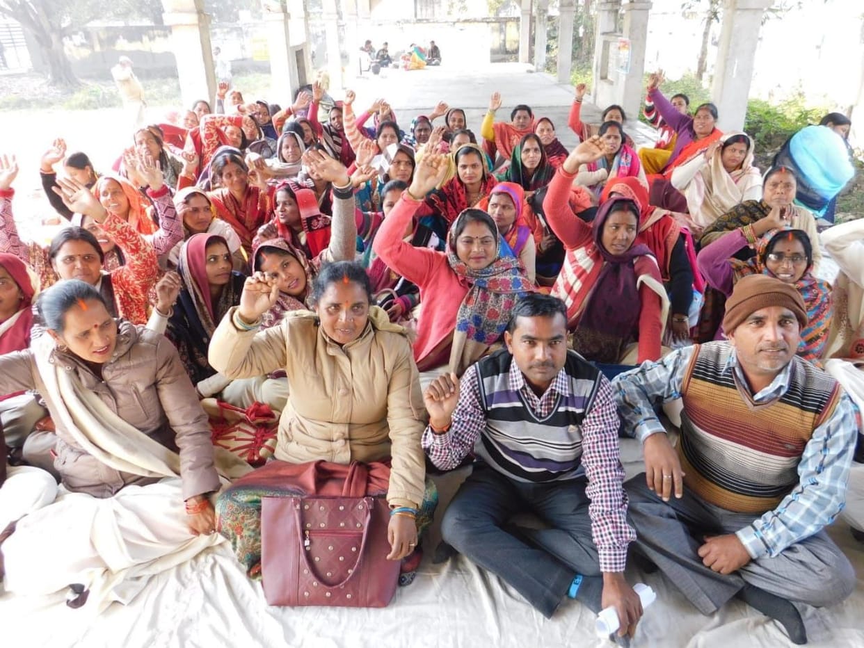 asha worker protest