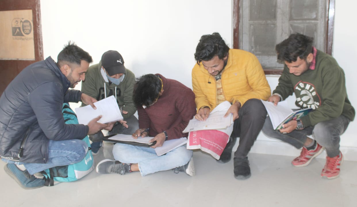 Campus interview held at District Employment Office Chamba