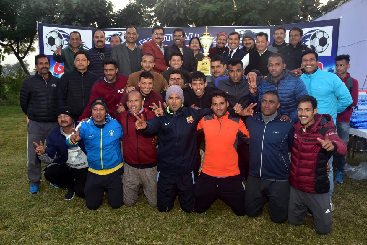 Uttarakhand Police won Haldwani Cup football tournament