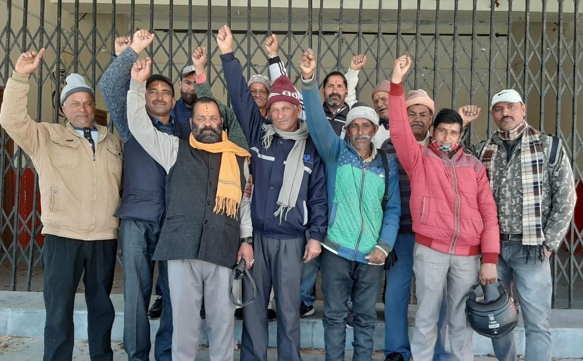 Farmers Protest in Lohaghat
