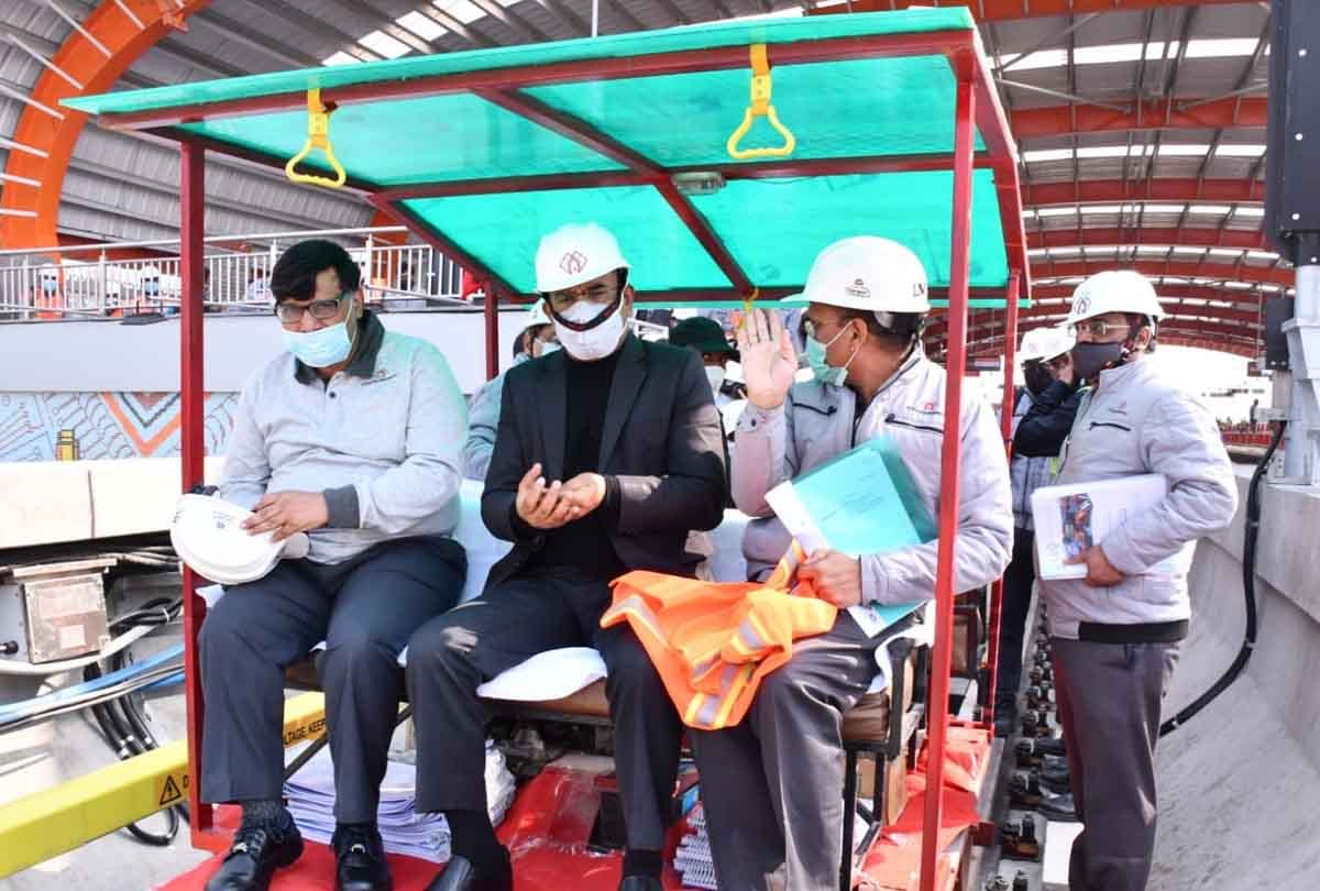 Kanpur: Metro Rail Safety Commissioner did inspection of track and station, PM Modi will inaugurate 28th