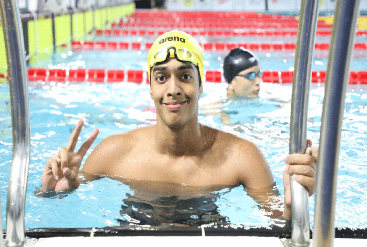 Young Indian swimmer Srihari Nataraj makes it a hat-trick of records at World Swimming Championships