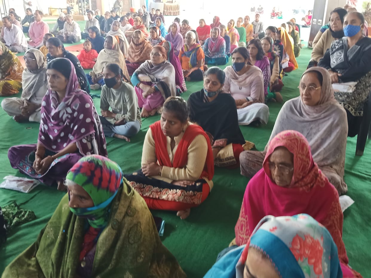 The importance of karma told to the devotees, Yamunanagar