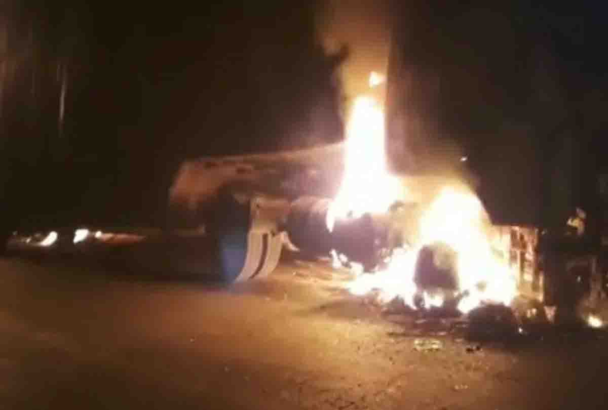 Massive fire in container, 103 bikes burnt