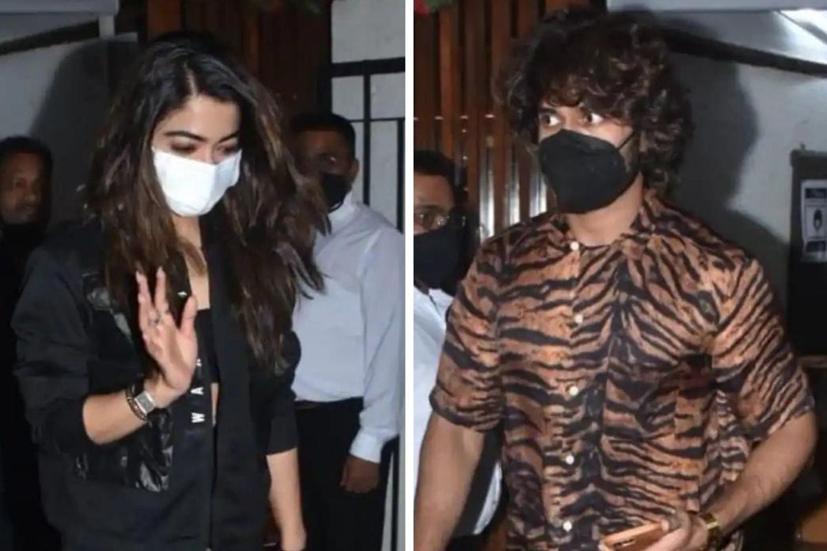 Did Vijay deverakonda shares picture from his date night with actress rashmika mandanna