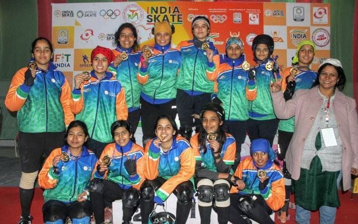 Aligarh: UP won gold medal in National Roller Sports Competition