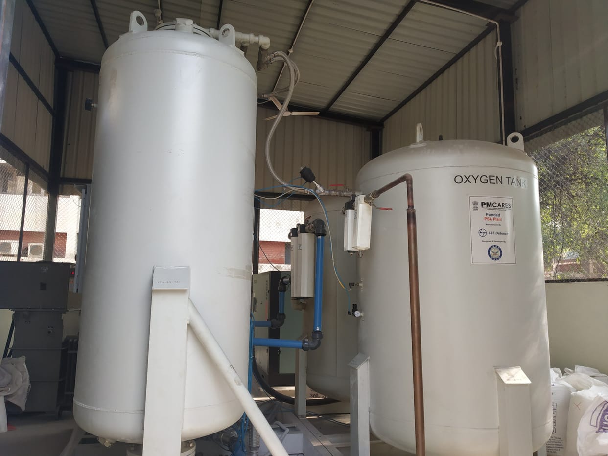 Oxygen plants installed in government hospitals have not started yet