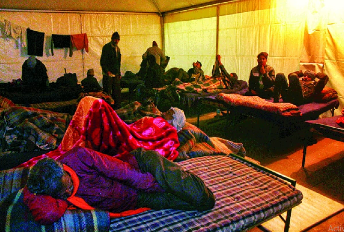 delhi government has made preparations to save the homeless from the cold