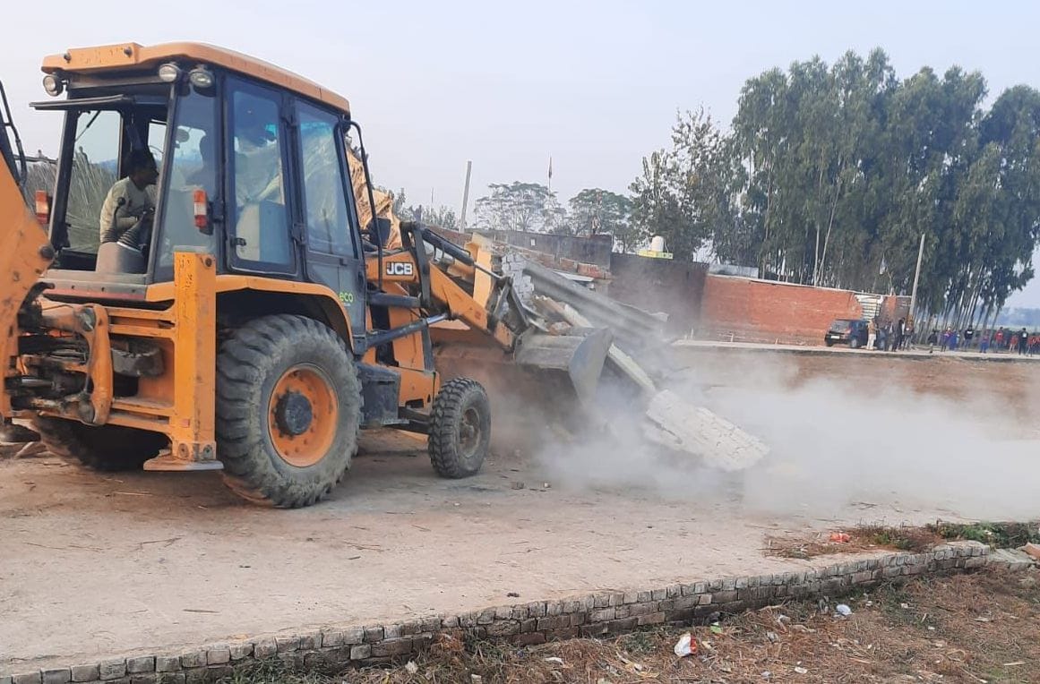 illegal colony demolished by BDA