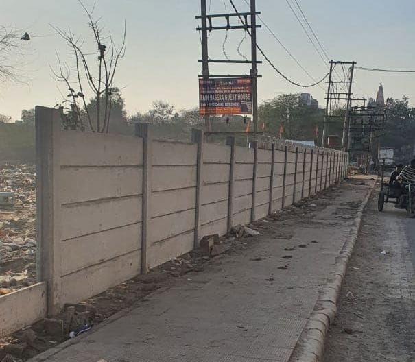 City Council started the work of making precast wall