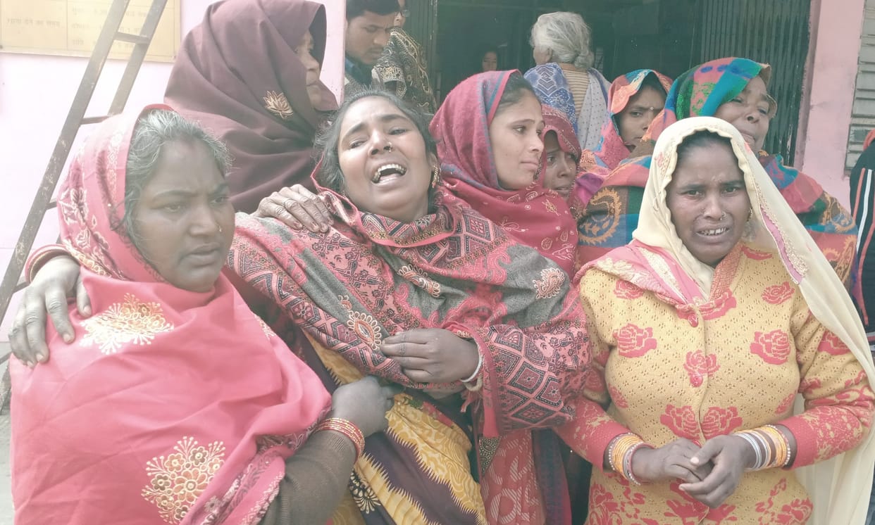 The victim, who went to file a report of assault, died during medical