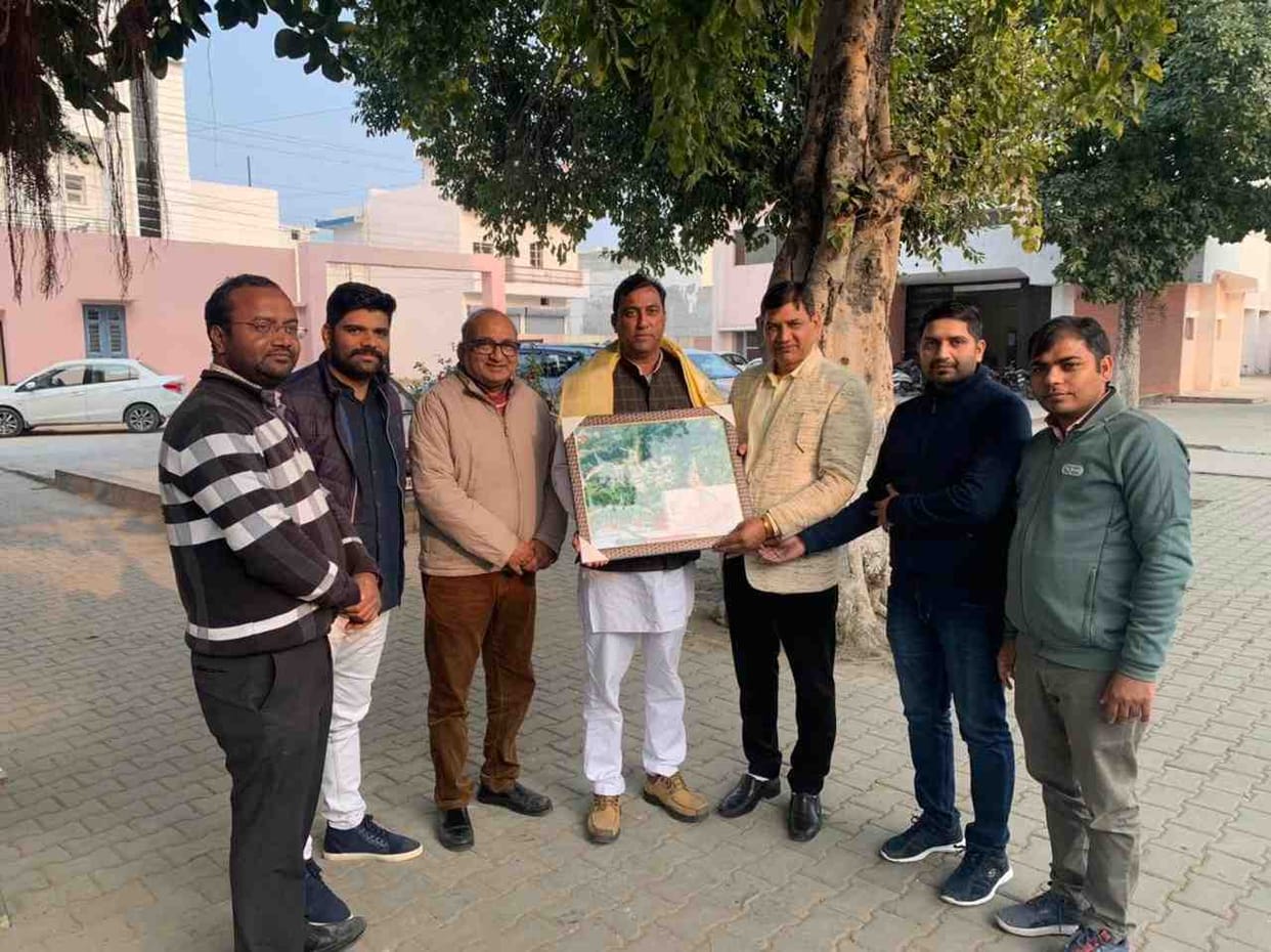 Balwinder honored for giving land for Saraswati river, Yamunanagar
