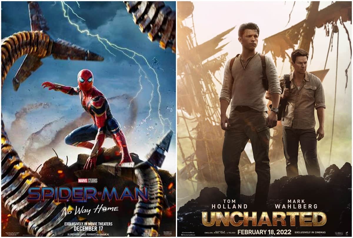 Spiderman No Way Home creates bulk audience in India for Tom Holland now its turn for the adventure film Uncharted