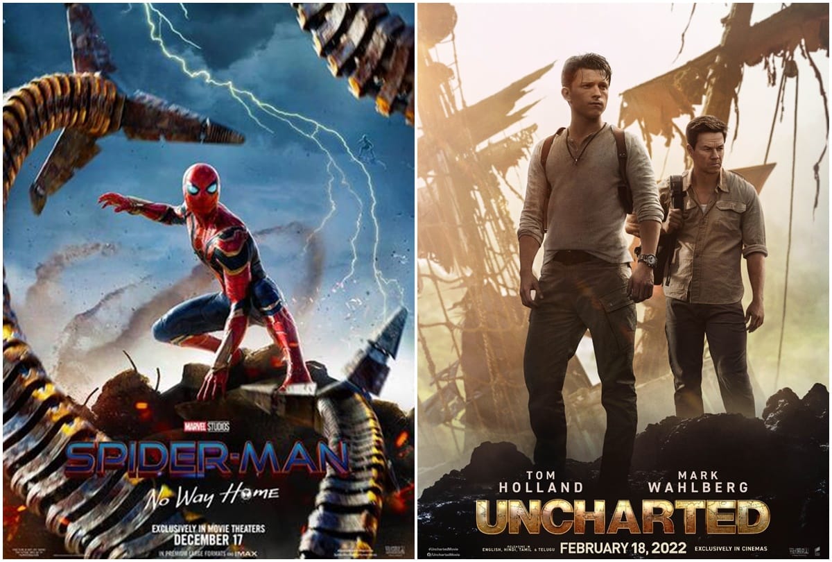 Spiderman No Way Home creates bulk audience in India for Tom Holland now its turn for the adventure film Uncharted