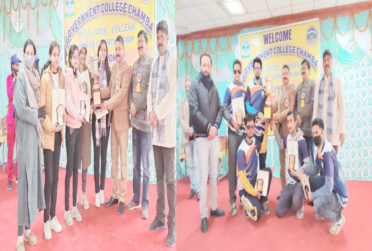 Inter College Chess Competition: Mandi College dominates in women's and men's categories