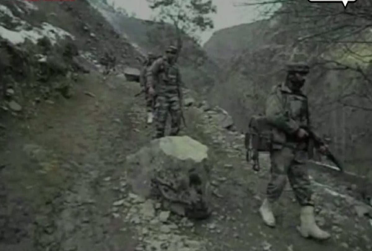 Pakistan Army is building road near LoC in Titwal sector of Kupwara