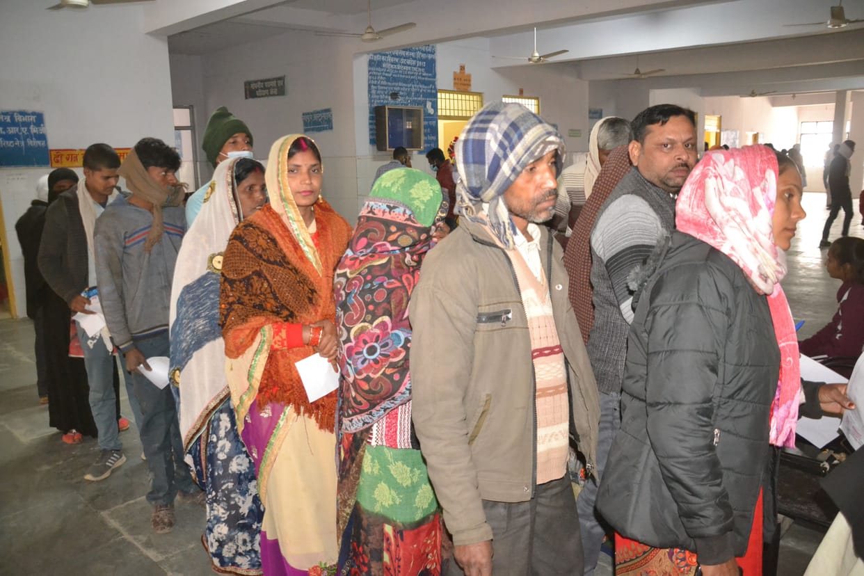 Patients increased due to cold, no cardiologist in the district hospital of Kanpur dehat