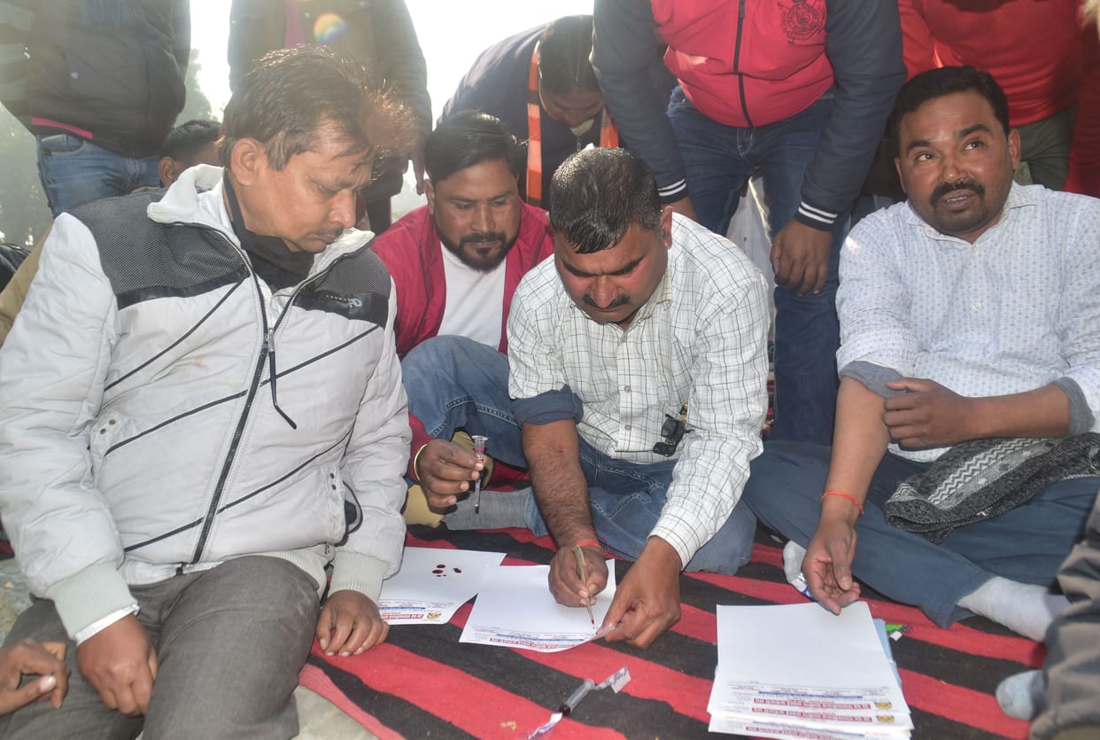 Letter written with blood to fulfill the demand, sent to the Prime Minister and the Chief Minister