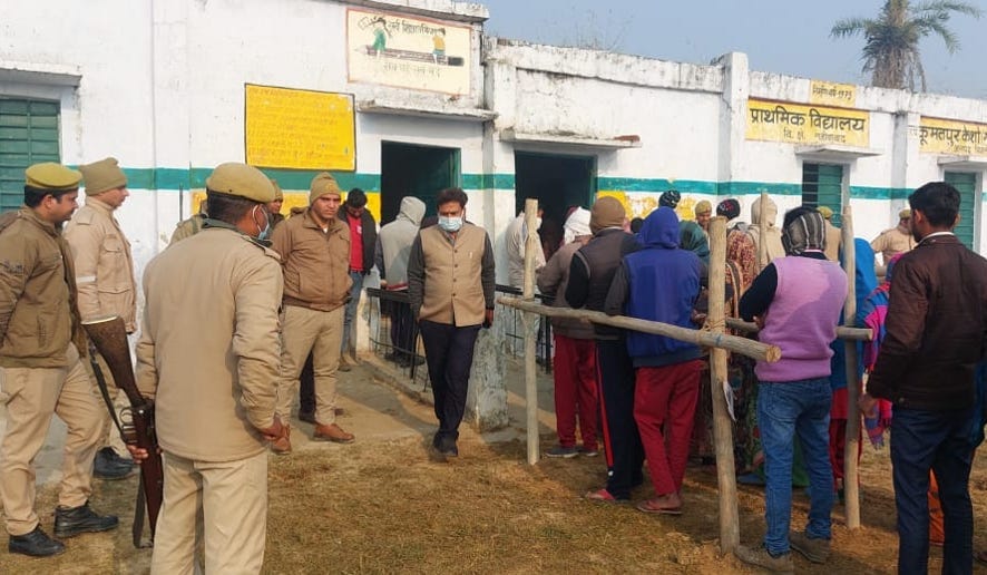 Votes cast in three panchayats