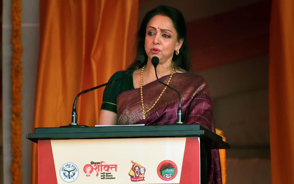Prayagraj: Hema Malini cried due to scuffle after PM Modi's program was over