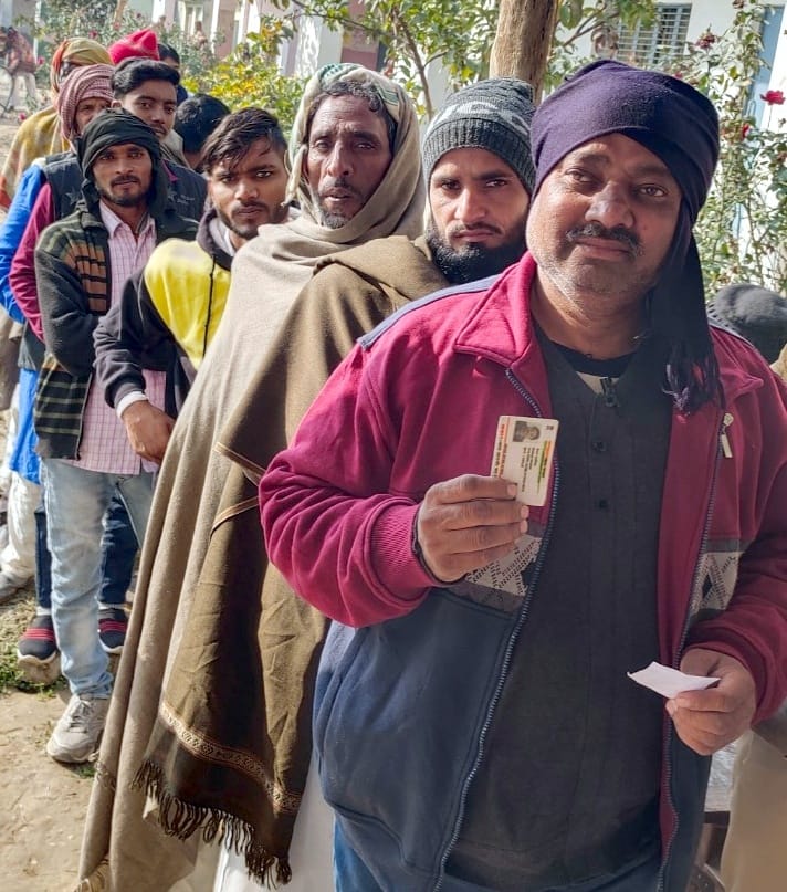 70.04 percent peaceful voting in the by-election for the post of Chausana