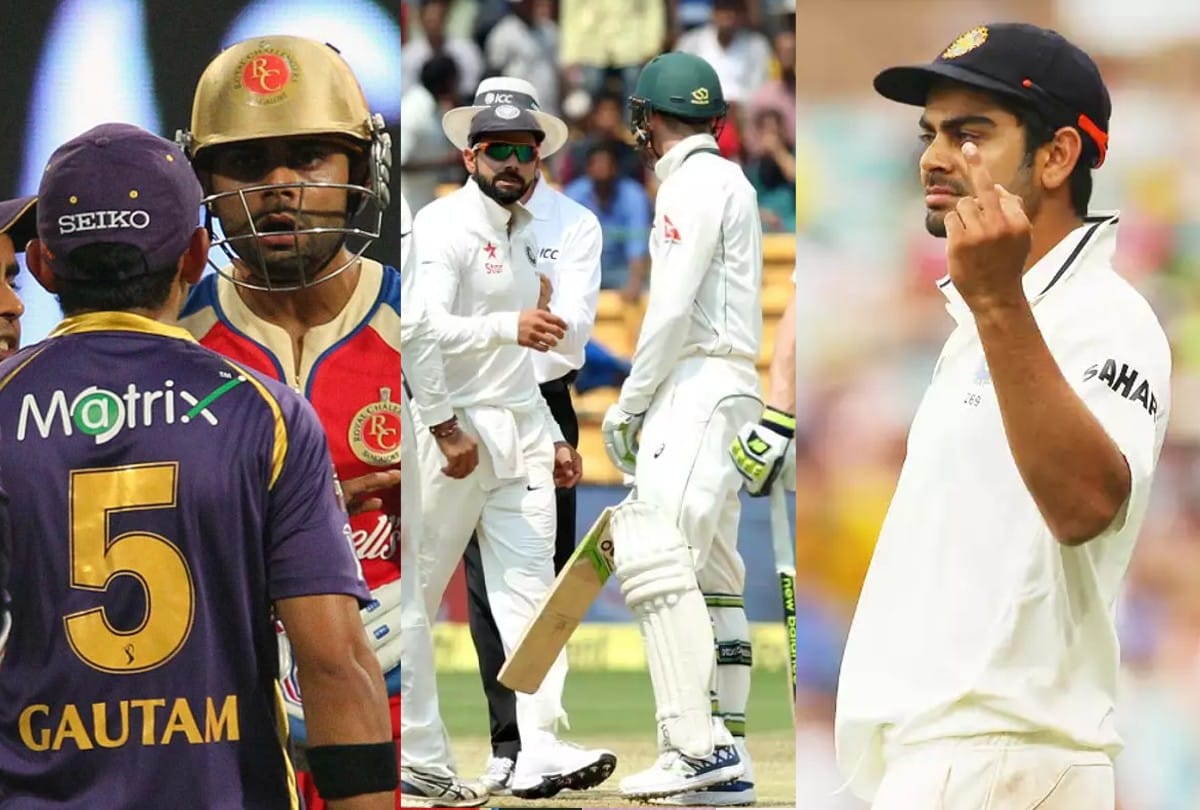 Virat Kohli controversies indian captain had clashses with Gautam gambhir and Steve Smith