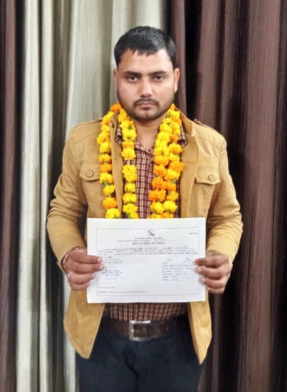 vikash kumar become gram pradhan