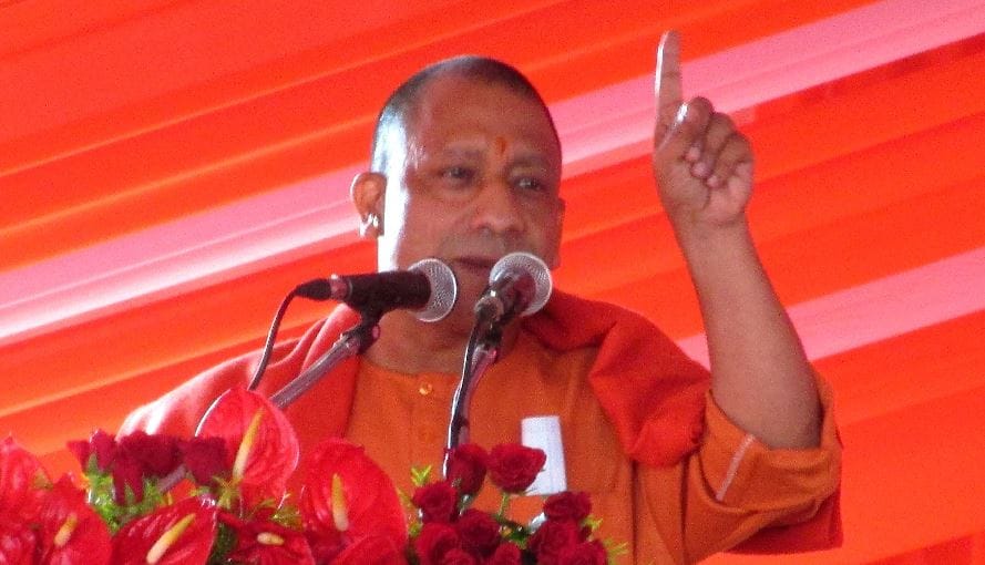 CM Yogi adityanath rally in sonbhadra attack on opposition Said those people are in jail who looted natural resources