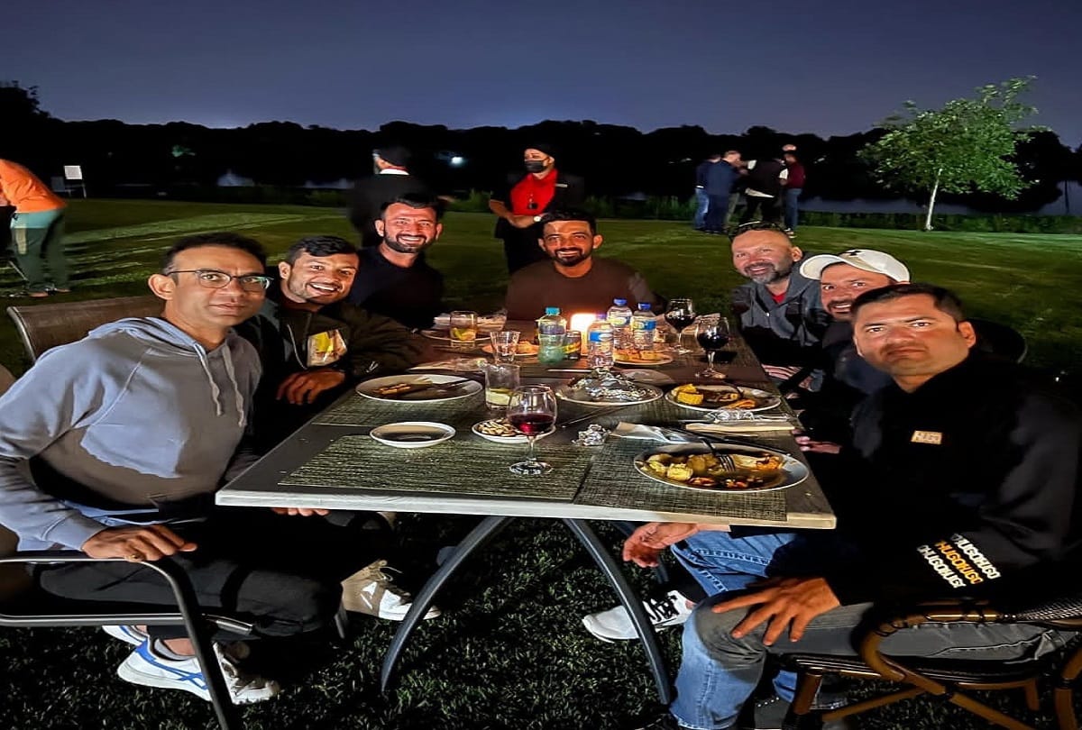 IND vs SA Test Series 2021 Indian players were seen tasting Barbeque BBQ before the test series Mayank Agarwal shared photo